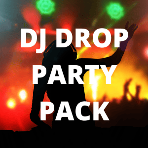 6 DJ Drops voiced with your dj name & your dj service name