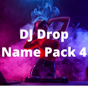 6 DJ drops Custom Voiced With Your name